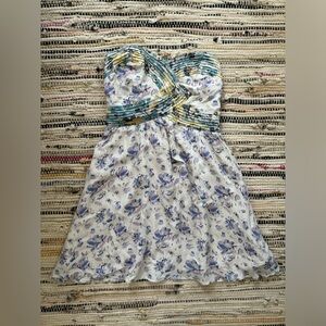 Urban Outfitters strapless floral dress, XS